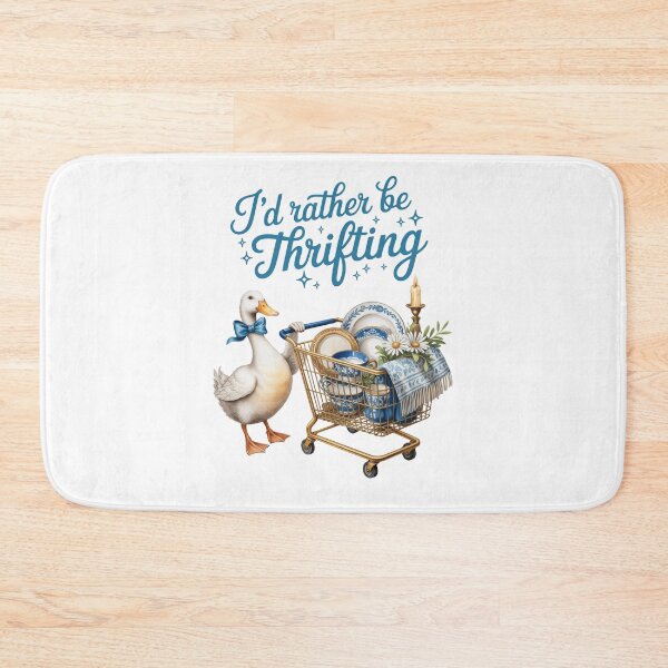 Item preview, Vintage Blue Goose I'd rather be Thrifting designed and sold by Lbeck1869.