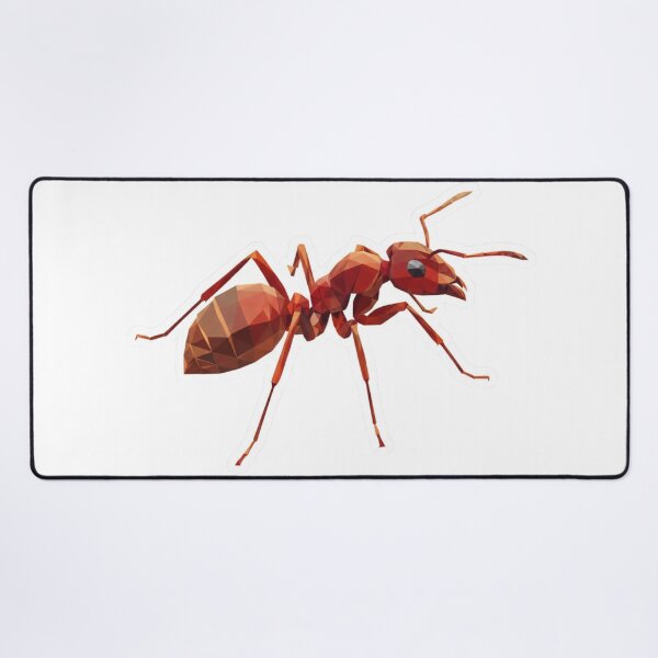 Item preview, Geometric Red Ant – Minimalist Insect Sticker for Science Students designed and sold by bsbd-action.