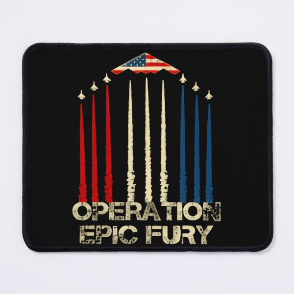 Item preview, Operation Epic Fury Patriot Warriors USA designed and sold by SkeletonsDanger.