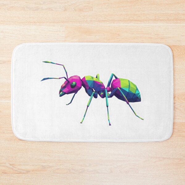 Item preview, Abstract Multicolor Ant – Vibrant Insect Sticker for Young Artists designed and sold by bsbd-action.