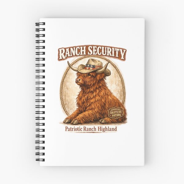 Item preview, Highland Cow in a Cowboy Hat, Patriotic Swissy designed and sold by faridman.