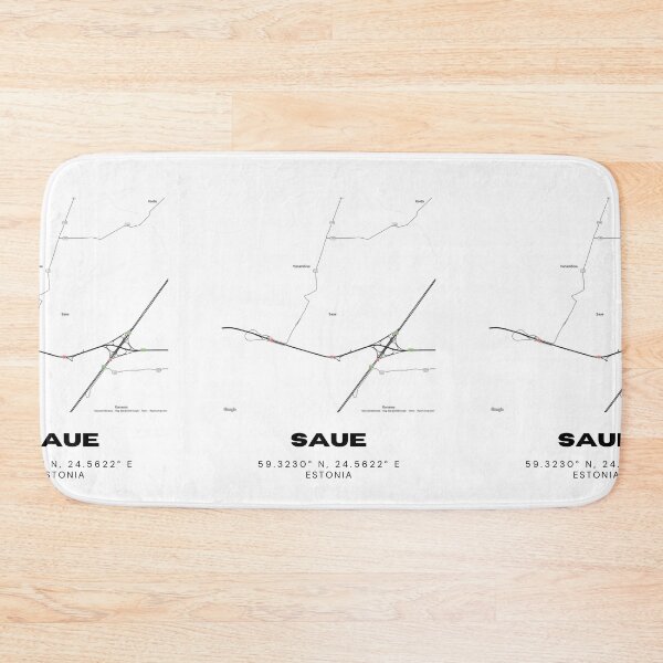 Item preview, Saue Coordinates Print | 59.3230° N 24.5622° E | Estonia Minimal Art designed and sold by RM-Journey.