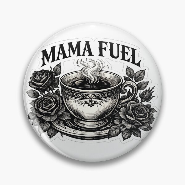 Item preview, Mama Fuel Dark Academia Vintage Coffee And Roses designed and sold by Retro Mood Co.