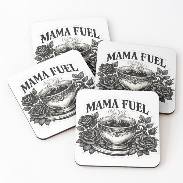 Item preview, Mama Fuel Dark Academia Vintage Coffee And Roses designed and sold by Retro Mood Co.