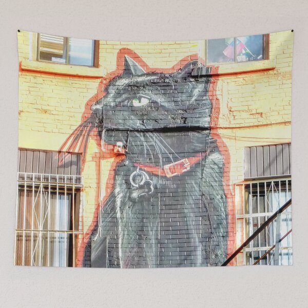 Item preview, Cat on a Hot Brick Wall designed and sold by Ethna Gillespie.