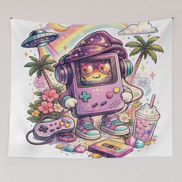 Item preview, Retro Gamer Dream Console Character designed and sold by EpicwaveDesigns.