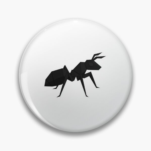 Item preview, Black Origami Ant – Folded Paper Sticker for Minimalism Lovers00 designed and sold by bsbd-action.