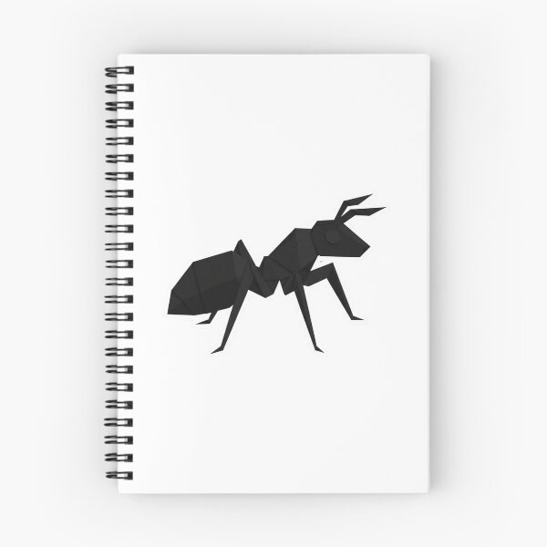 Item preview, Black Origami Ant – Folded Paper Sticker for Minimalism Lovers00 designed and sold by bsbd-action.