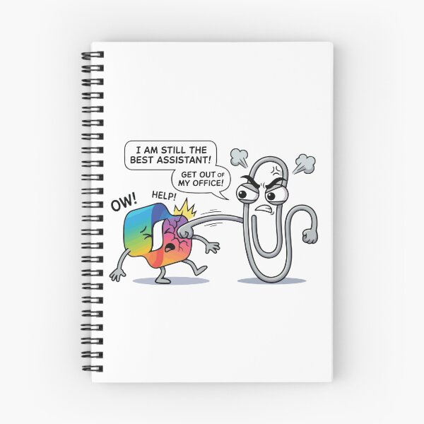 Item preview, Clippy VS. Copilot Funny AI Slop Microslop designed and sold by thegreat-batsby.
