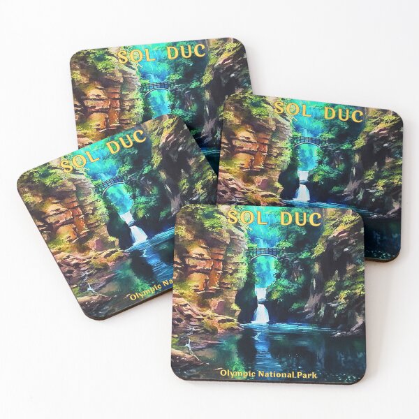 Item preview, Sol Duc in the Olympic National Park designed and sold by CatsPa.