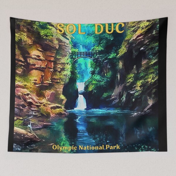 Item preview, Sol Duc in the Olympic National Park designed and sold by CatsPa.