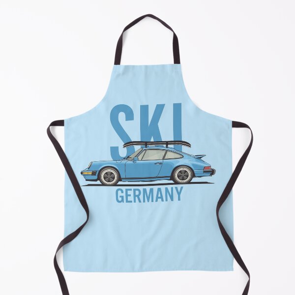 Item preview, Vintage Porsche 911 964 Ski Germany illustration designed and sold by blackdogshop.