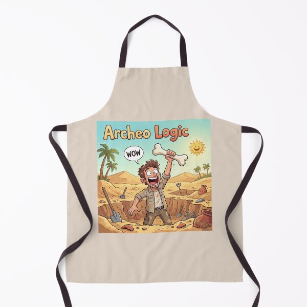 Item preview, Archeo Logic – Funny Archaeologist Discovery Cartoon designed and sold by WordPlayStudio.