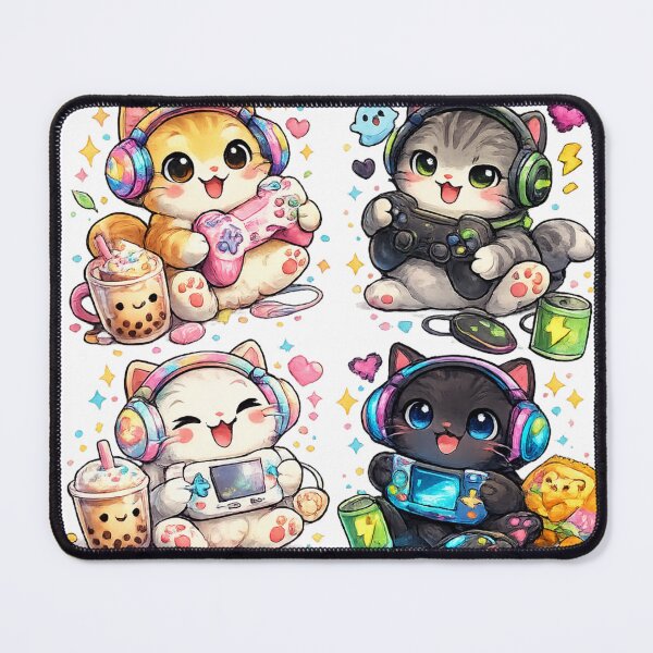 Item preview, Cute Gaming Cats Squad designed and sold by EpicwaveDesigns.