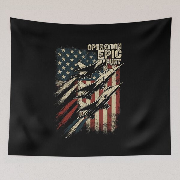 Item preview, Operation Epic Fury Strength Courage Patriot Heart designed and sold by SkeletonsDanger.
