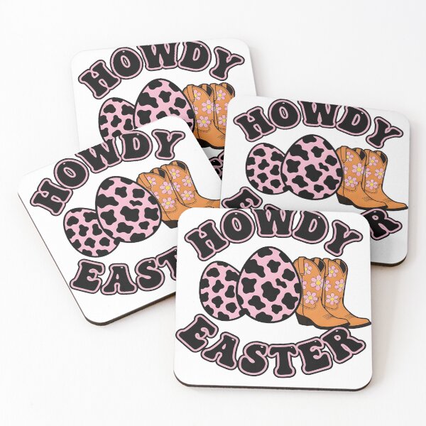 Item preview, Howdy Easter Cow Print Eggs Cowgirl Boots designed and sold by KroghDs.