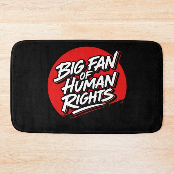 Item preview, Big Fan of Human Rights – Bold Activist Statement Design designed and sold by VibeOffline Studio.