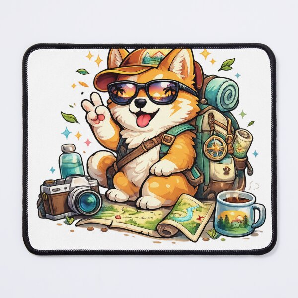 Item preview, Adventure Backpack Corgi Explorer designed and sold by EpicwaveDesigns.