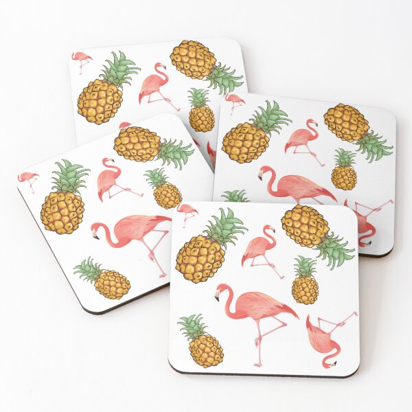 Item preview, Flamingos and Pineapples designed and sold by ParrotHeadSwag.