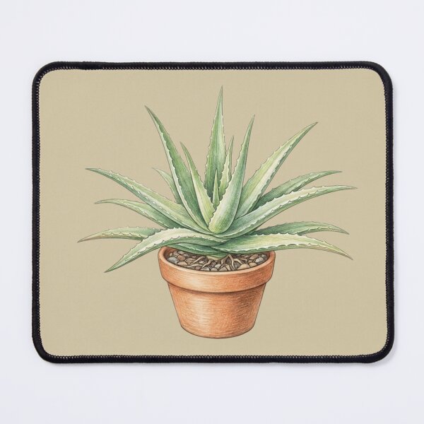Item preview, Aloe Vera in Terracotta Pot designed and sold by mossandmyth1984.