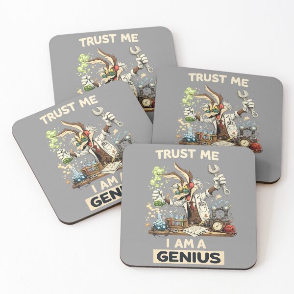Item preview, Trust Me I Am A Genius - Mad Scientist Coyote Graphic designed and sold by Shirtaholism.