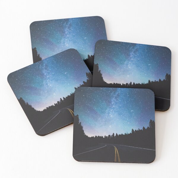 Item preview, Starry Forest Road Under Night Sky designed and sold by Arturo Daniel Garcia Palomo.