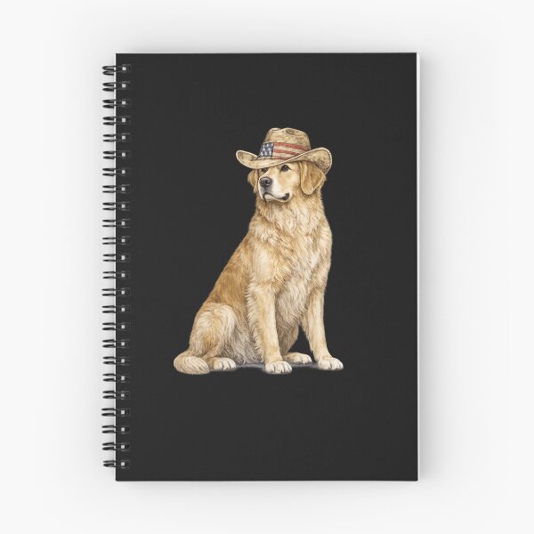 Item preview, Golden Retriever Dog in a Cowboy Hat, Patriotic Swissy designed and sold by faridman.
