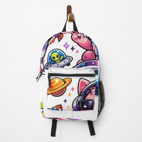 Item preview, Space Explorer Cat UFO Adventure designed and sold by EpicwaveDesigns.