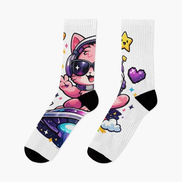 Item preview, Space Explorer Cat UFO Adventure designed and sold by EpicwaveDesigns.
