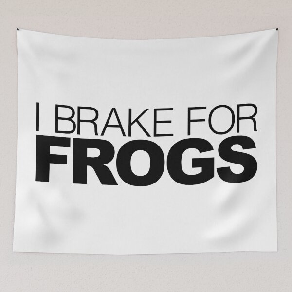 Item preview, I brake for Frogs designed and sold by LudlumDesign.