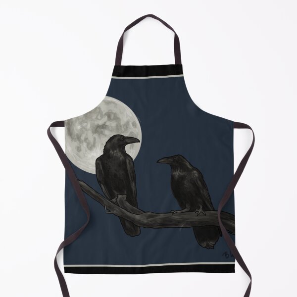 Item preview, Two Ravens in the Moonlight designed and sold by bluebell42.