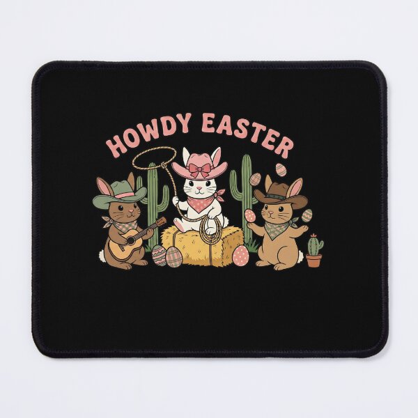 Item preview, Howdy Easter Cowboy Bunnies designed and sold by KroghDs.
