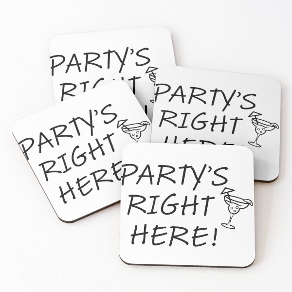 Item preview, Party's Right Here! designed and sold by ParrotHeadSwag.