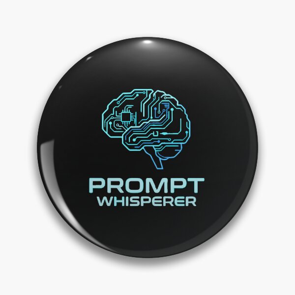 Item preview, Prompt Whisperer - AI Prompt Engineer Digital Brain Cyberpunk Tech Sticker designed and sold by PromptLogic Studio.