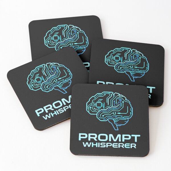 Item preview, Prompt Whisperer - AI Prompt Engineer Digital Brain Cyberpunk Tech Sticker designed and sold by Nurse Vibes Studio.