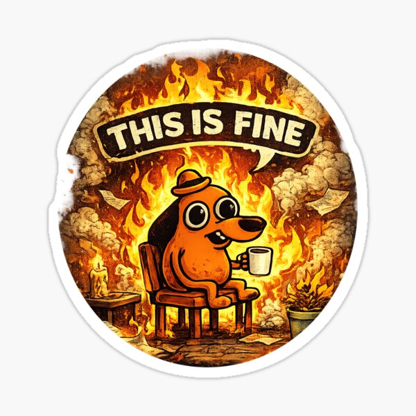 Item preview, This is Fine designed and sold by Animagain.