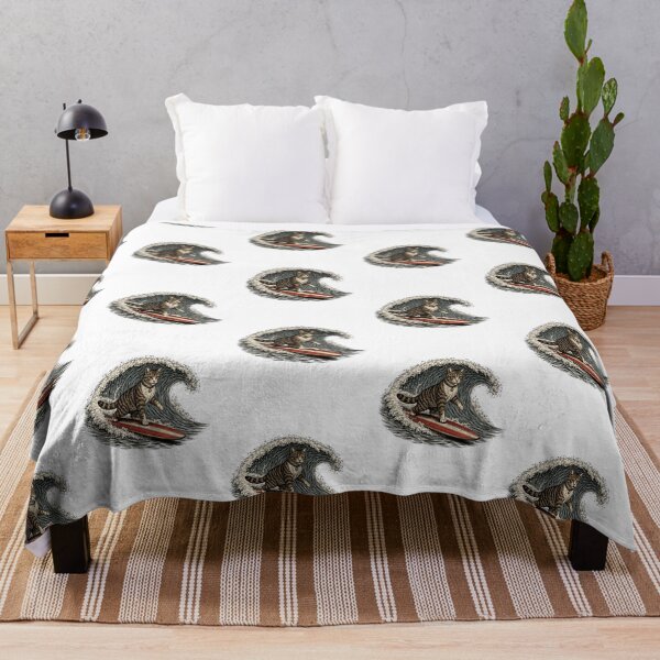 Item preview, Vintage Surfing Cat designed and sold by SOUFIANE1991.