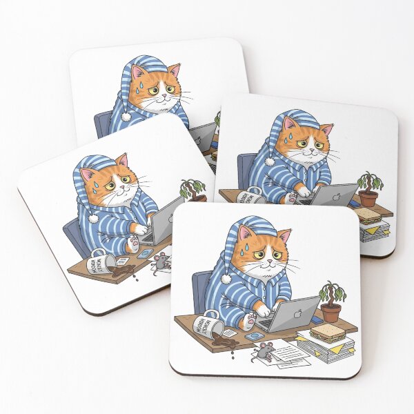 Item preview, Monday Morning Blues: Cat Edition. designed and sold by mostafacasper12.
