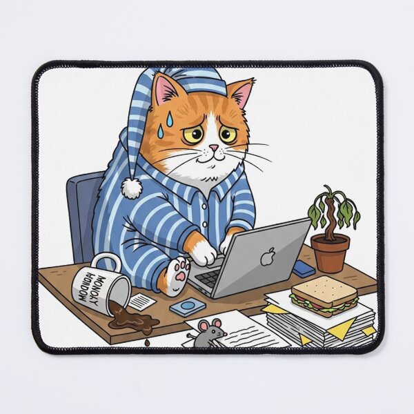 Item preview, Monday Morning Blues: Cat Edition. designed and sold by mostafacasper12.