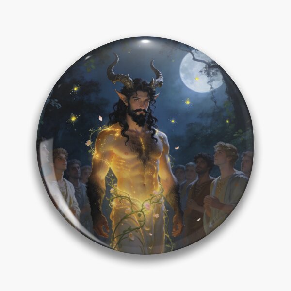 Item preview, The Horned God – Moonlit Pagan King designed and sold by MysticOzzy.