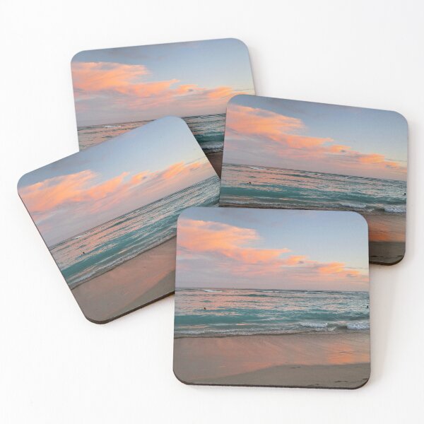 Item preview, Sunset on Waikiki Beach in Hawaii designed and sold by ClarissaFlora.