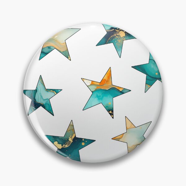 Item preview, Marbled Stars in Vibrant Swirling Colors designed and sold by katifinell.