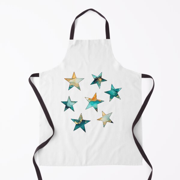 Item preview, Marbled Stars in Vibrant Swirling Colors designed and sold by katifinell.