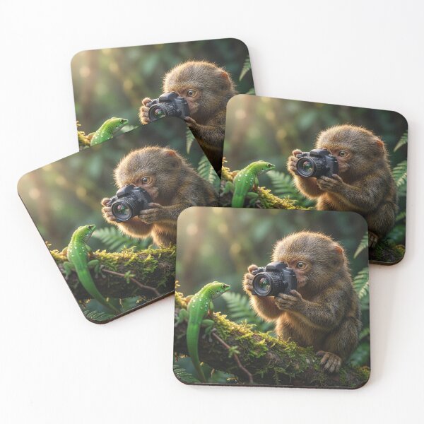 Item preview, Pygmy Marmoset Takes Photograph of Lizard designed and sold by Tridentulus.