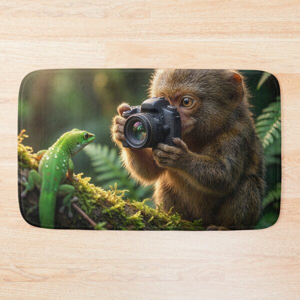 Item preview, Pygmy Marmoset Takes Photograph of Lizard designed and sold by Tridentulus.