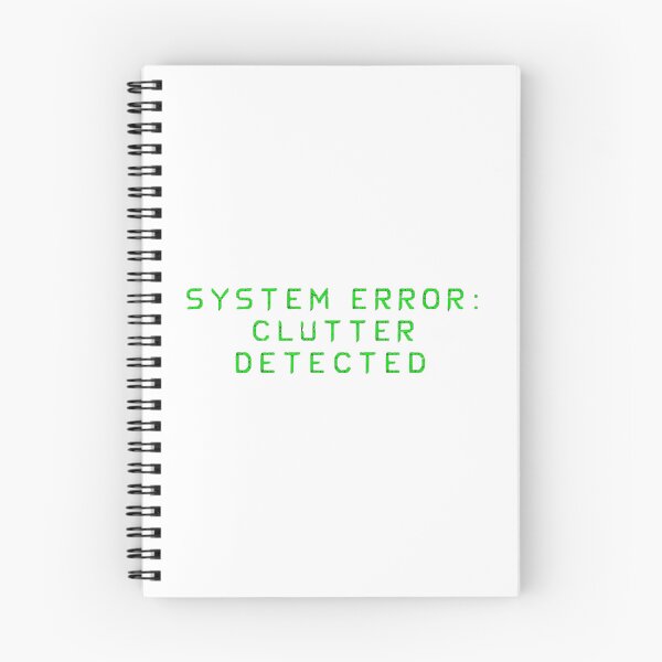 Item preview, System Error Clutter Detected Glitch Tech Graphic designed and sold by TheOrganizedHaven1.