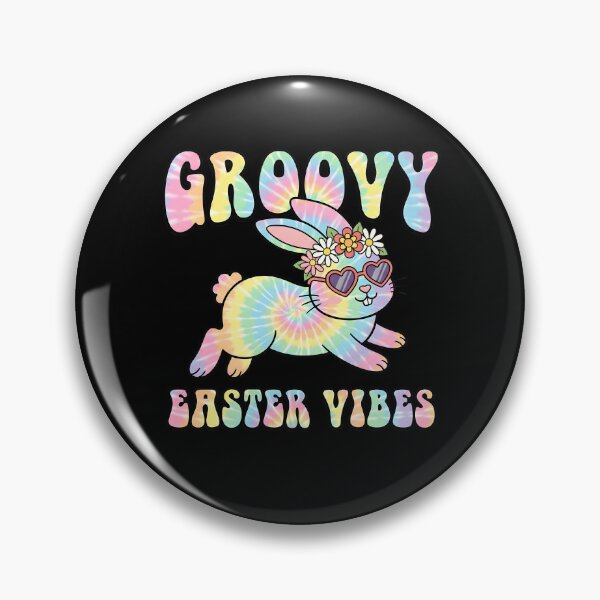 Artikelvorschau, Groovy Easter Vibes Tie Dye Bunny entworfen und verkauft von KroghDs.
