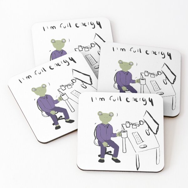 Item preview, Overcaffeinated Frog designed and sold by Suiriney.