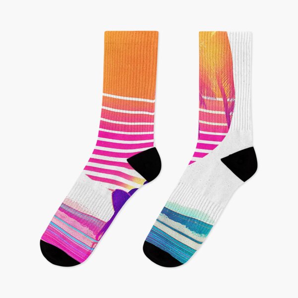 Item preview, Vintage 80s Synthwave Sunset Surfer – Retro Vaporwave Beach Aesthetic designed and sold by Qurratul Sadia.
