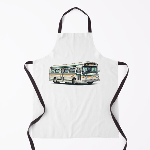 Item preview, ac transit bus illustration for all you East Bay people designed and sold by PIXEL POP DESIGNS - Beyond the Norm!.